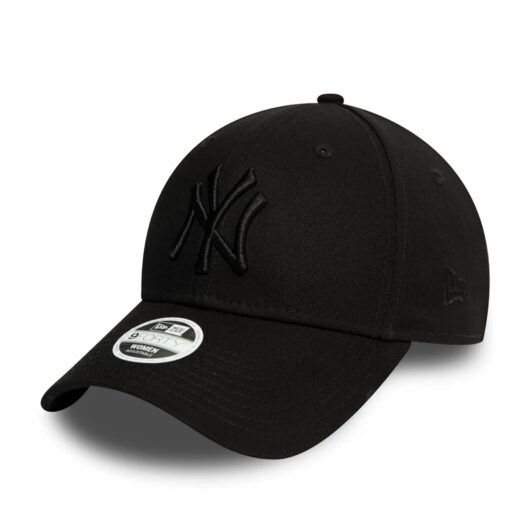 New York Yankees Essential Womens All Black 9FORTY Cap New Era Cap adult female