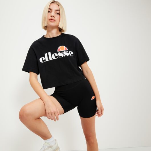 Women's Alberta Cropped Tee Black - 8