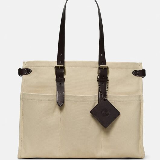 TIMBERLAND CANVAS TOTE BAG Size: OS, colour: BEIGE