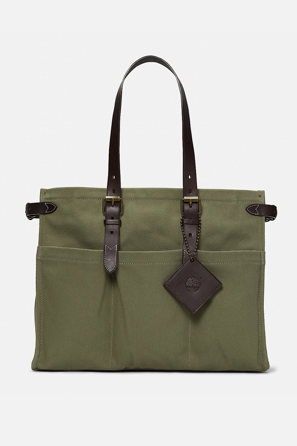TIMBERLAND CANVAS TOTE BAG Size: OS, colour: GREEN