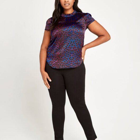 Zip Detail Ponte Trousers